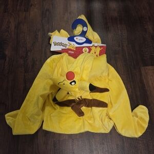 VGUC Pokemon Pikachu One Piece Romper Halloween Costume size S 7/8